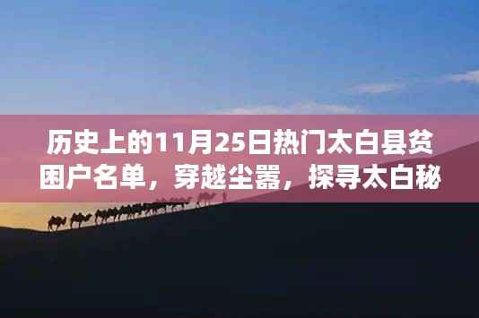 探寻太白秘境,历史上的11月25日太白县贫困户的启示与旅行故事