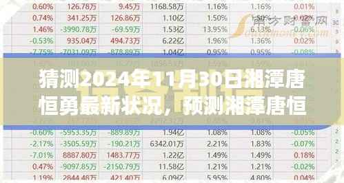 多维度视角下的探讨与解析,湘潭唐恒勇在2024年11月30日的最新状况预测与解析