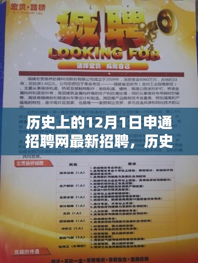 历史上的12月1日,申通招聘网最新招聘信息探秘