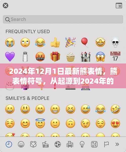 从起源到影响,最新熊表情符号的演变历程(截至2024年)