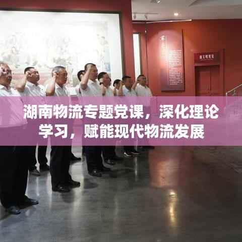 湖南物流专题党课,深化理论学习,赋能现代物流发展