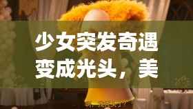 少女突发奇遇变成光头,美女发现自己变成了一个光头