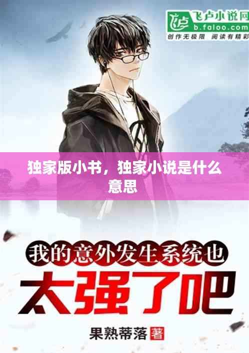 独家版小书,独家小说是什么意思
