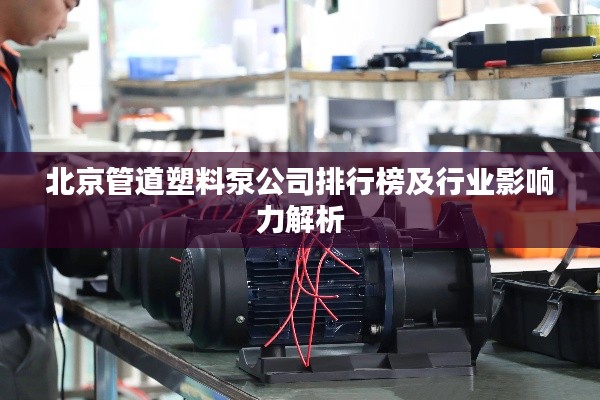 北京管道塑料泵公司排行榜及行业影响力解析