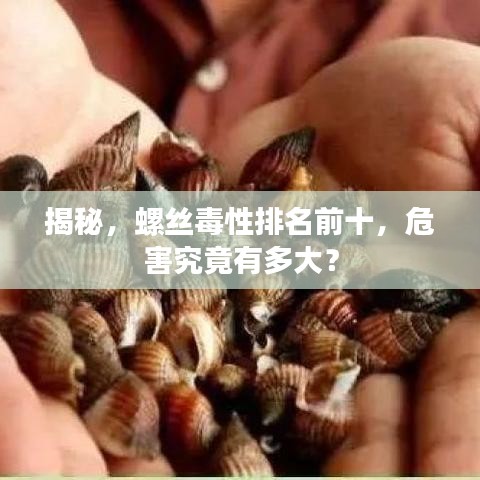 揭秘,螺丝毒性排名前十,危害究竟有多大?