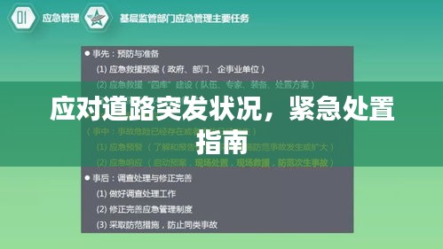 应对道路突发状况,紧急处置指南